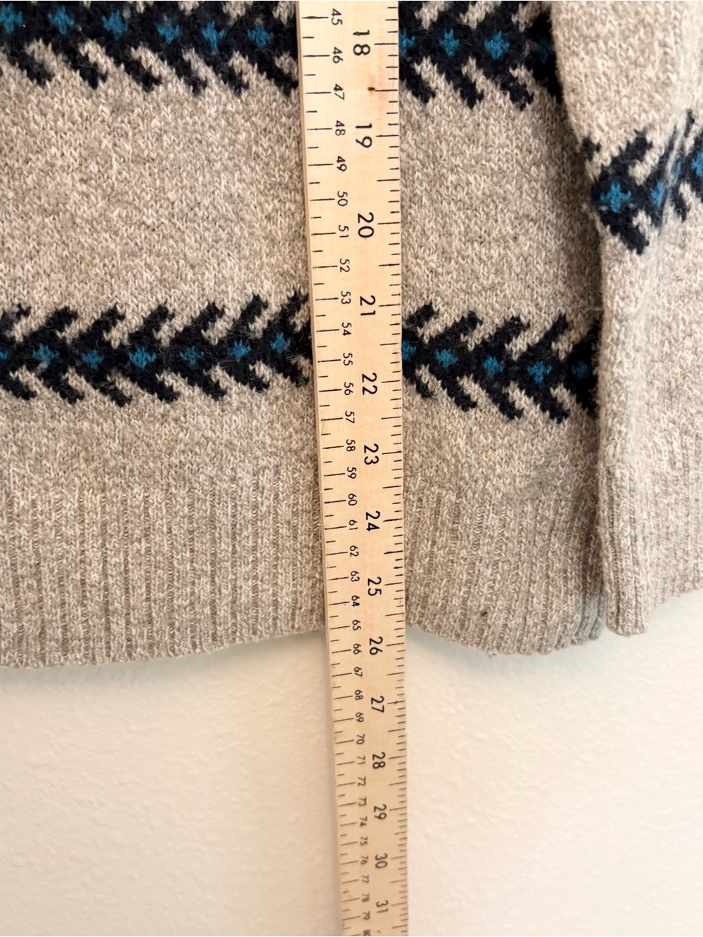 O’ Hanlon Mills Cotton Blend Sweater Pullover Abstract Size L - Picture 2 of 6